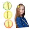 Lime Hair Clips, 3-Piece Plastic Set for Girls with Fruit Motif view 1