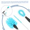 FRCOLOR 9-Piece Bottle Cleaning Brush Set for Baby and Water Bottles view 3