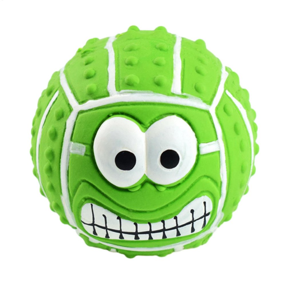 Squeaky Latex Dog Toy Ball