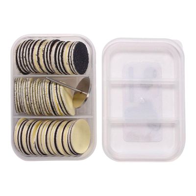 60 Replacement Sandpapers for Electric Foot Files, 25 mm, Set of 1