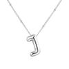QTYQWC Bubble Letter Necklace, Balloon Initial Necklace for Women, Dainty Alphabet Pendant, 14K Gold-Plated Personalized Jewelry view 1