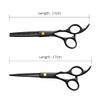 Hair Cutting Scissors with Stainless Steel Blades, Comb, Fabric and Leather Case view 2