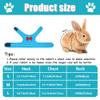 Rabbit Harness with Leash, Adjustable Small Animal Vest Harness view 2