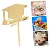 OKUMEYR 10-Piece Graduation Cupcake Toppers view 3