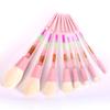 OWOHYG 8-Piece Rainbow Makeup Brush Set with Colorful Handles view 1