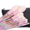 OWOHYG 8-Piece Rainbow Makeup Brush Set with Colorful Handles view 2