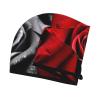 LHBWCVN Hair Turban for Women, Coral Fleece Hair Wrap with Button, Black/White/Red view 3