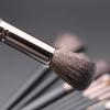 OWOHYG 11-Piece Natural Hair Makeup Brush Set, Black view 3