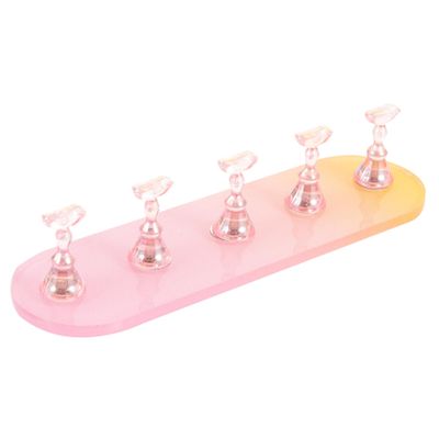 Magnetic Plastic Nail Display for Artificial Nail Tips