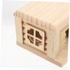 Happyyami Small Hamster House with Removable Platform view 3