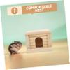 Happyyami Small Hamster House with Removable Platform view 4