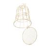 Happyyami Vintage Birdcage with Toys for Parrots view 1