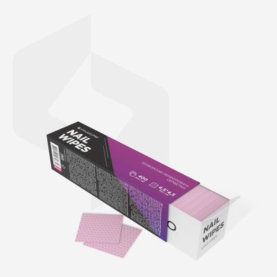 Staleks EXPERT Low-Lint Nail Wipes, Perforated Spunbond, WE-400 (1 Pack)