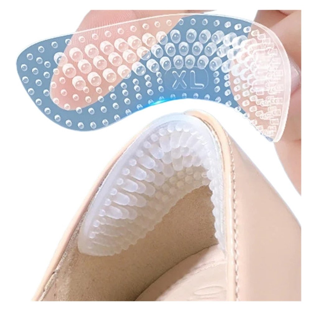 RLRLR Silicone Heel Cushions for Shoes, Heel Grips, L, 2-Piece