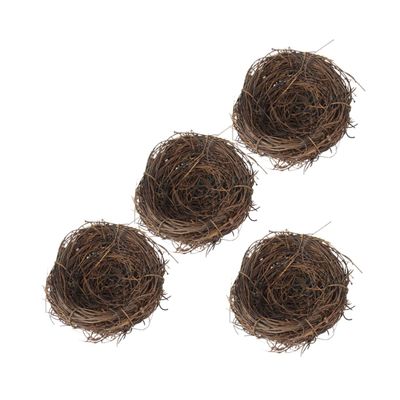 BUGUUYO 4-Pack Artificial Rattan Bird Nests