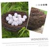 BUGUUYO 4-Pack Artificial Rattan Bird Nests view 3
