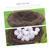 BUGUUYO 4-Pack Artificial Rattan Bird Nests view 4