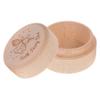 Cabilock Wooden Baby Tooth Keepsake Box, Light Brown view 1