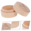 Cabilock Wooden Baby Tooth Keepsake Box, Light Brown view 3