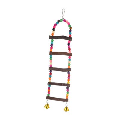 BUGUUYO Wooden Ladder for Parrots
