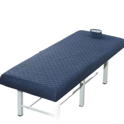 YXINAER Thickened Fitted Sheet for Massage Tables, Open Cover, Dark Blue, 190 x 70 cm