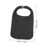 FOMIYES Adult Clothing Protectors with Adjustable Neck and Crumb Catcher, 3-Pack, Microfiber view 2