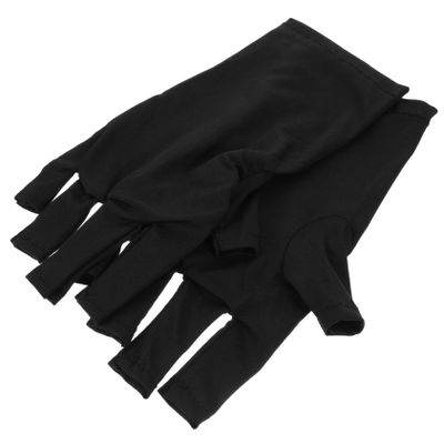 WOONEKY 2 Pairs UV Protection Gloves for Gel Manicures