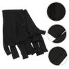 WOONEKY 2 Pairs UV Protection Gloves for Gel Manicures view 4