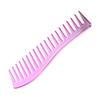 FRCOLOR Wide-Tooth ABS Hair Comb for Men, Pink, for Salon and Home view 1