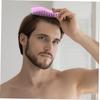 FRCOLOR Wide-Tooth ABS Hair Comb for Men, Pink, for Salon and Home view 3