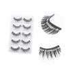 FRCOLOR 5 Pairs of Black Glitter False Eyelashes view 2