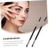 6-Piece Eyebrow and Eyelash Brush Set, Black, Precise Application view 2