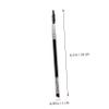 6-Piece Eyebrow and Eyelash Brush Set, Black, Precise Application view 3