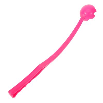 EXAOMBLE Ball Launcher for Dogs, Outdoor, Red, ABS, Portable