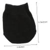 IWOWHERO Non-Slip Breathable Cotton No-Show Socks, 6 Pairs, Black view 2