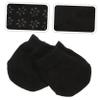 IWOWHERO Non-Slip Breathable Cotton No-Show Socks, 6 Pairs, Black view 3
