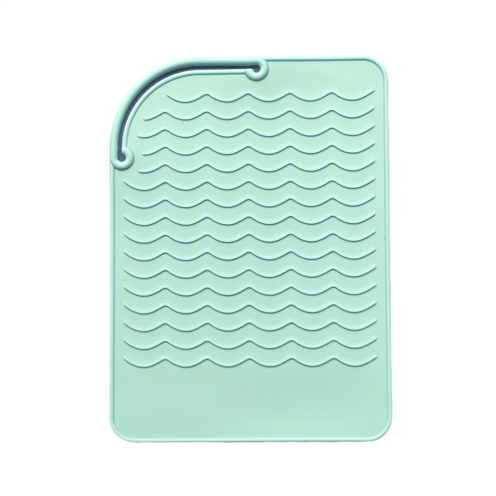 Heat-Resistant Silicone Mat for Curling Irons and Flat Irons