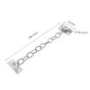 White Stainless Steel Window Safety Lock for Cabinets and Windows view 2