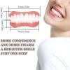 Generic Fake Teeth Veneers, Cosmetic Temporary Dentures, 12 Pieces view 3