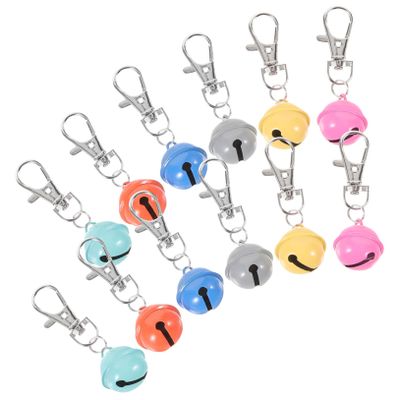 SEWOART 12-Piece Cat and Dog Collar Bells, Assorted Colors, Decorative Pet Accessories and DIY Craft Supplies