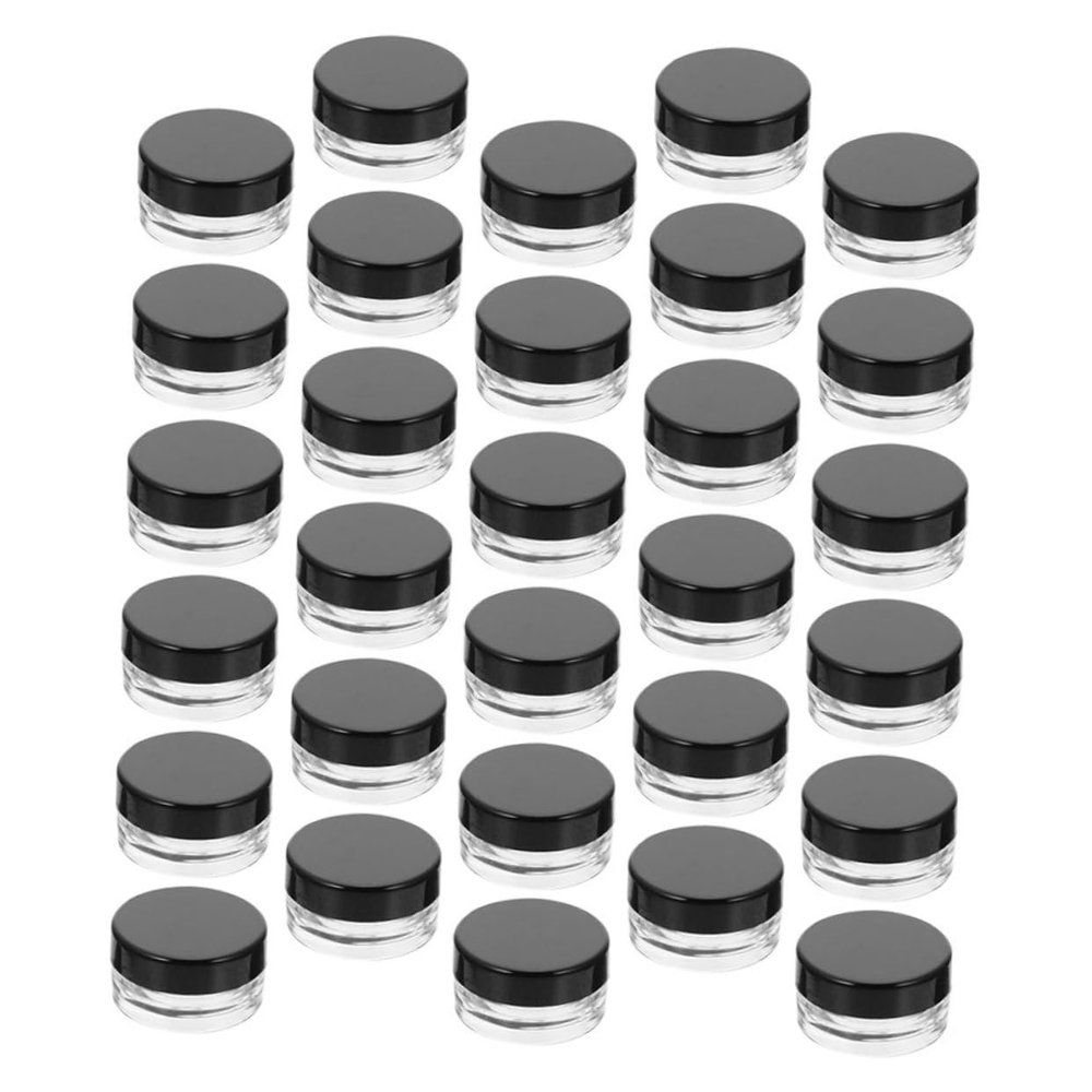 55 Empty 5 g Face Cream Jars, PS Plastic, Refillable