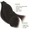 Kinky Straight Tape-In Human Hair Extensions, 20 Pieces, 50 g view 3