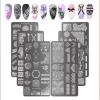 Nail Stamping Plate for Floral and French Nail Art view 2