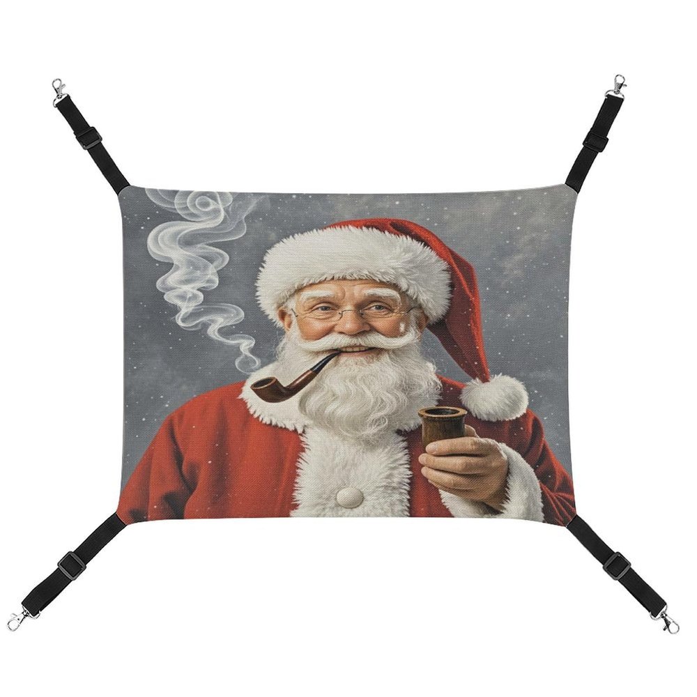 JTKBNVM Santa Claus Cat Hammock for Large Cats and Small Pets