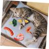 BUGUUYO 5-Piece Realistic Food-Shaped Toys for Pets view 3