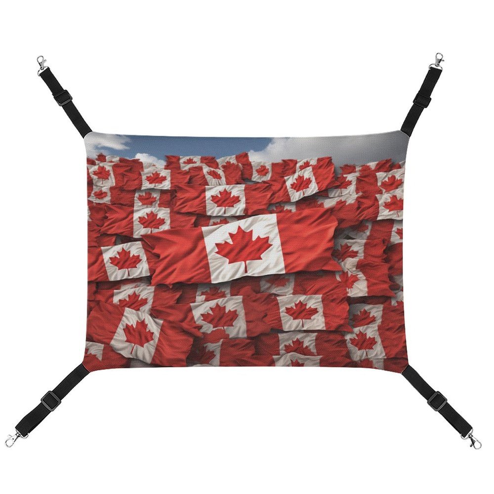 JTKBNVM Cat Hammock with Canadian Flag