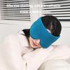 LOHAS Home Uthra-Large 100% Natural Silk Sleep Mask, 3D Coverage, Peacock Blue view 2