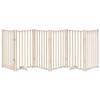 ShGaxin 6-Piece Folding Dog Gate with Door, 300 cm, Solid Fir Wood - 352271 view 3