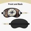 Sailboat Nautical Compass Sleep Mask, Blackout Eye Mask view 2
