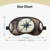 Sailboat Nautical Compass Sleep Mask, Blackout Eye Mask view 4